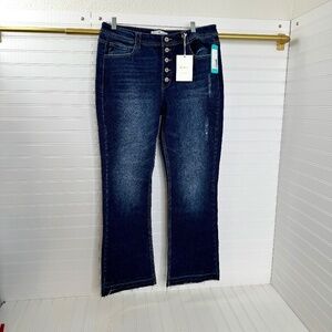 NEW KanCan Ivy Mid Rise Bootcut Jean Indigo US Size 14
